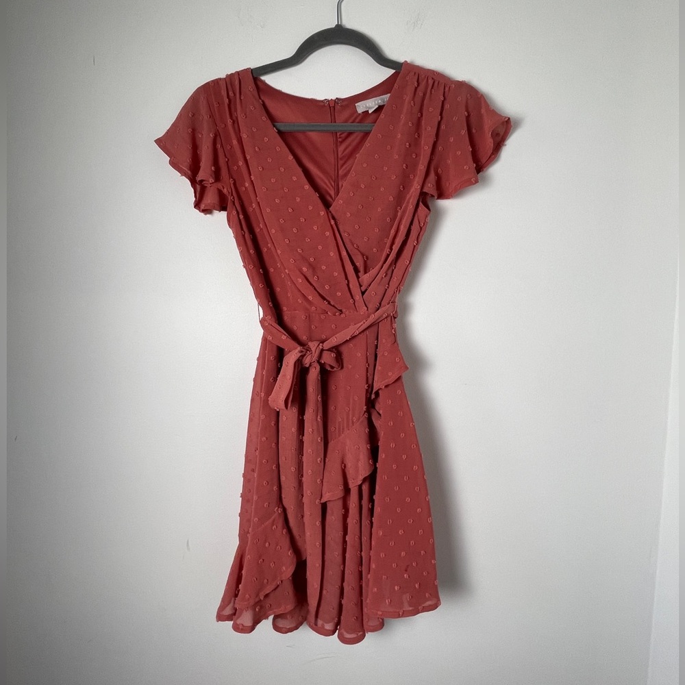 Chelsea28 Nordstrom wrap dress pink XXS
